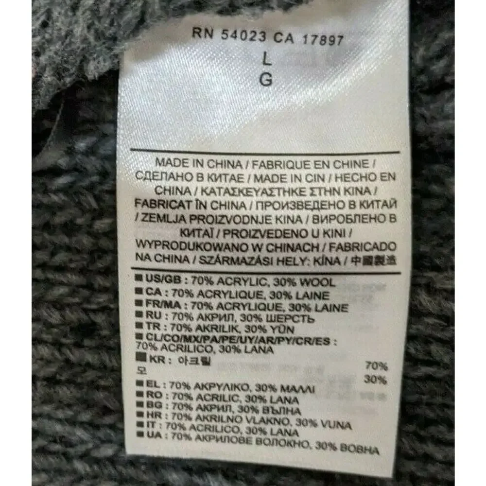 Banana Republic Men's Cabled Sweater Size Large
